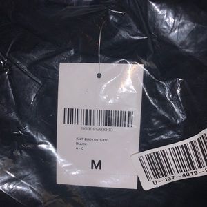 NWT black bodysuit